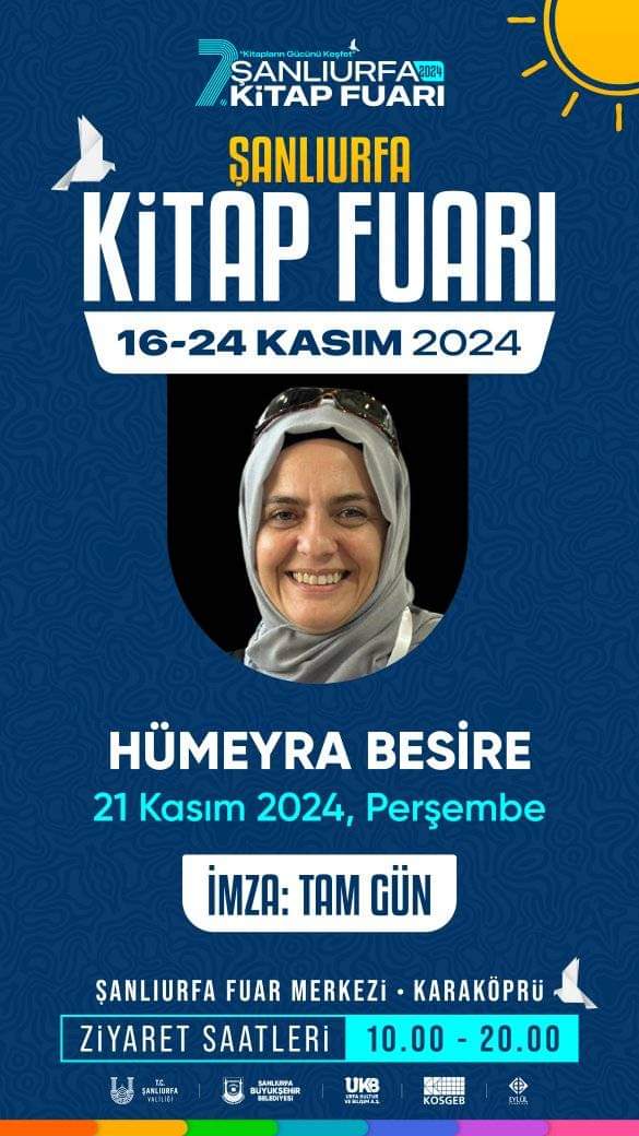 Şanlıurfa Kitap Fuarı’nda Hümeyra Besire ile Buluşma Fırsatı